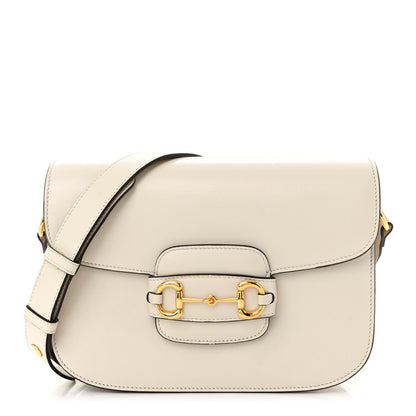 Gucci Azalea Calfskin Horsebit 1955 Shoulder Bag Mystic White 1 of 10