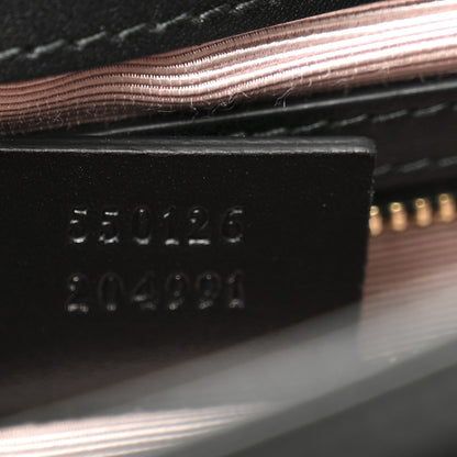 Gucci Suede Medium Arli Flap Shoulder Bag Black 7 of 10