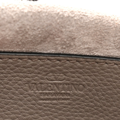 Valentino Garavani Pebbled Calfskin Medium Rockstud Flip Lock Crossbody Bag Poudre 6 of 10