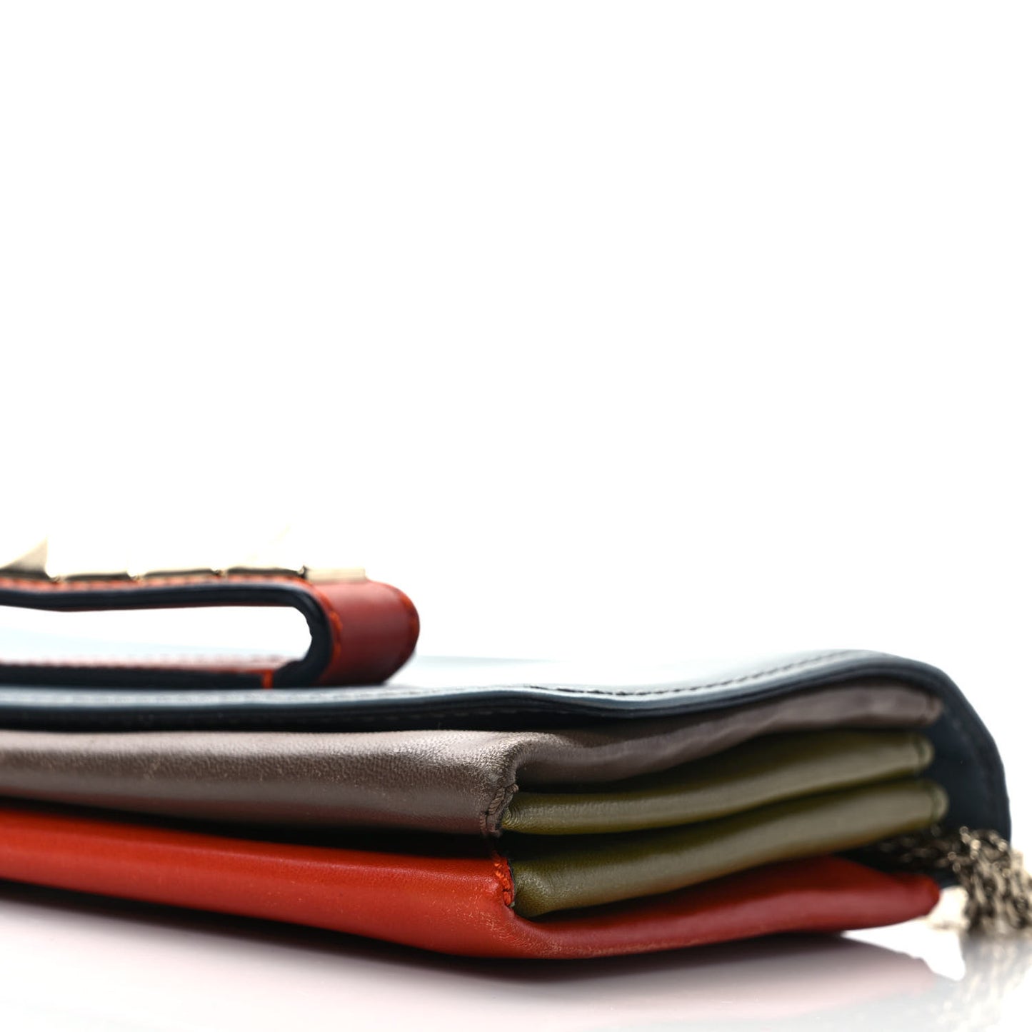 Nappa Colorblock Va Va Voom Shoulder Bag Sky Blue