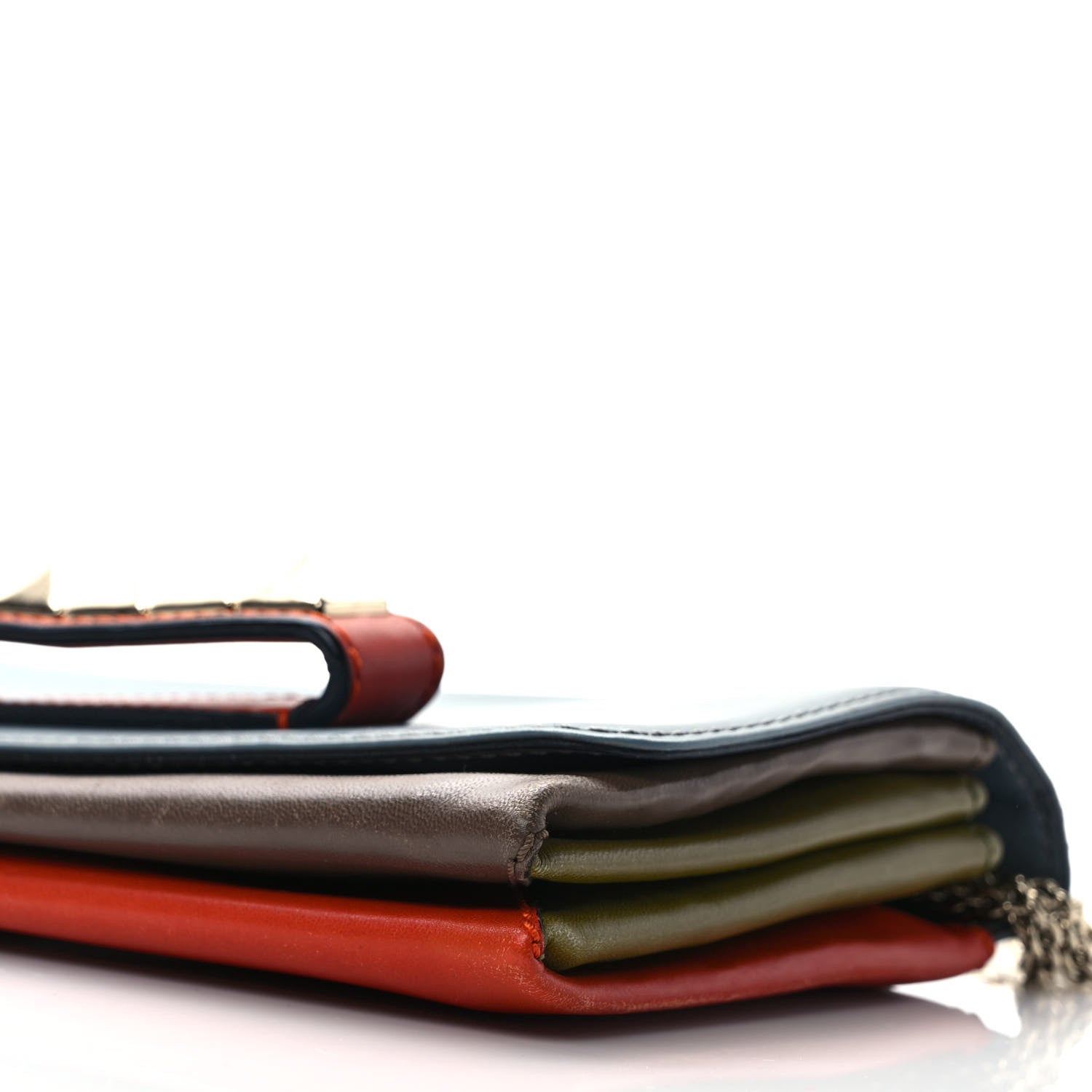 Valentino Garavani Nappa Colorblock Va Va Voom Shoulder Bag Sky Blue 8 of 9