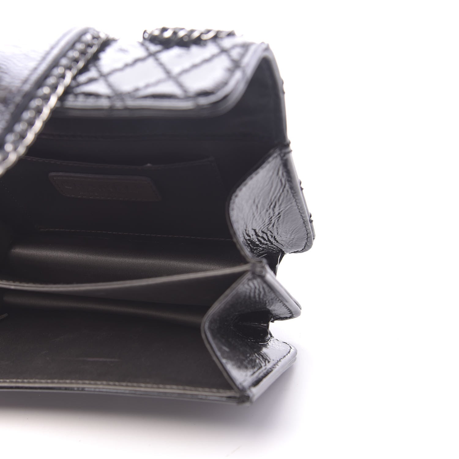 Chanel Patent Mini Madison Flap Black 5 of 11