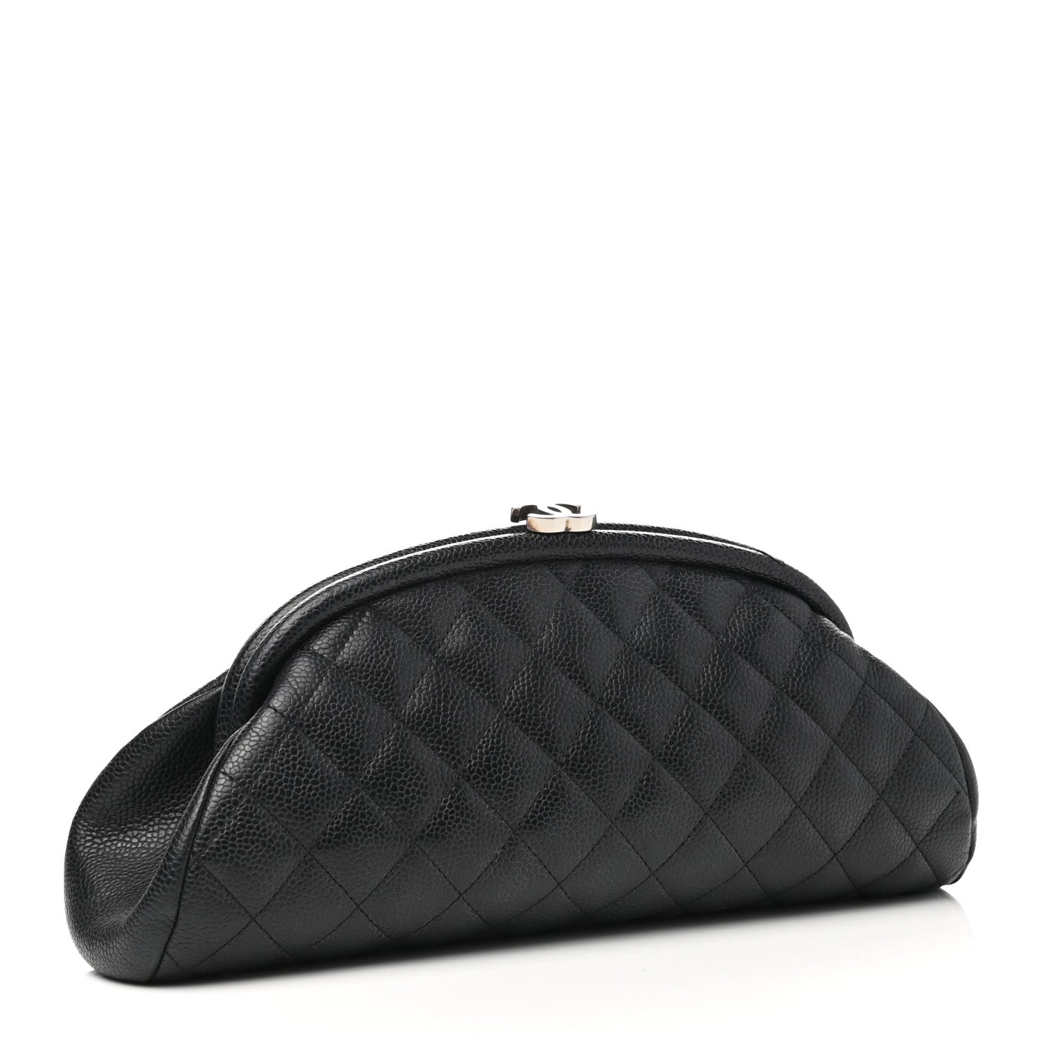 Chanel Caviar Quilted Timeless Clutch Black 3 of 7