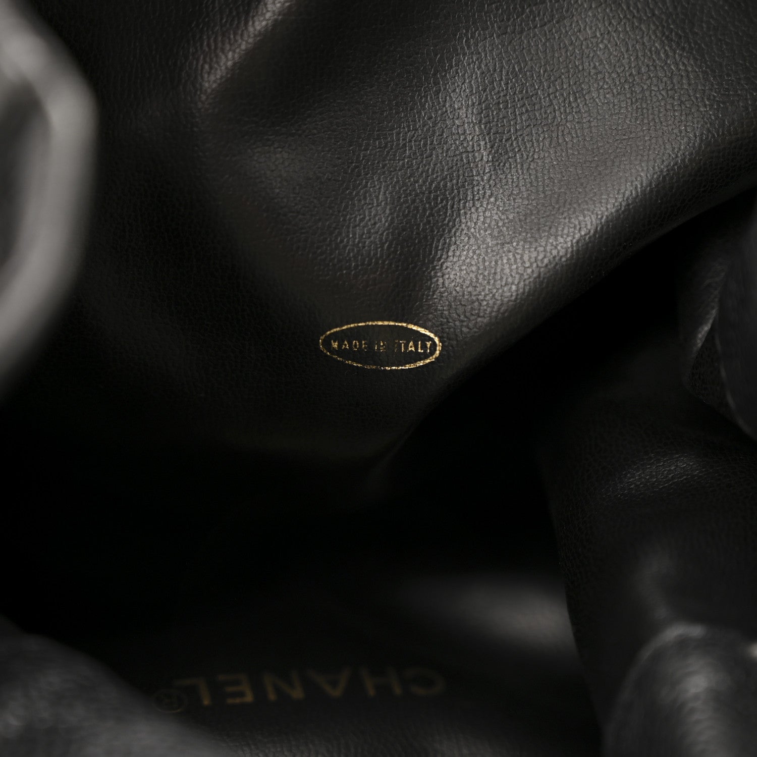 Chanel Caviar Quilted Drawstring Backpack Black 7 of 15