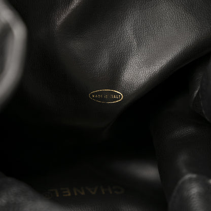 Chanel Caviar Quilted Drawstring Backpack Black 7 of 15