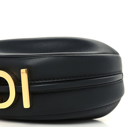 Fendi Vitello Grace Matte Nano Fendigraphy Hobo Charm Black 10 of 10