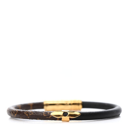 Louis Vuitton Monogram Daily Confidential Bracelet 17 Black 1 of 4