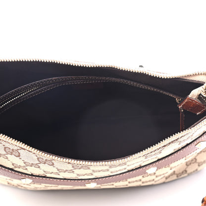 Gucci Monogram Anita Bamboo Top Handle Bag Brown 4 of 4
