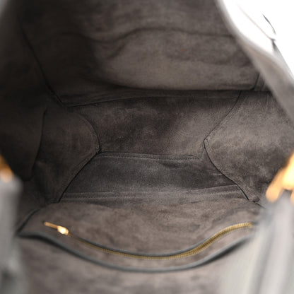 Celine Soft Grained Calfskin Sangle Bucket Bag Kohl 5 of 10
