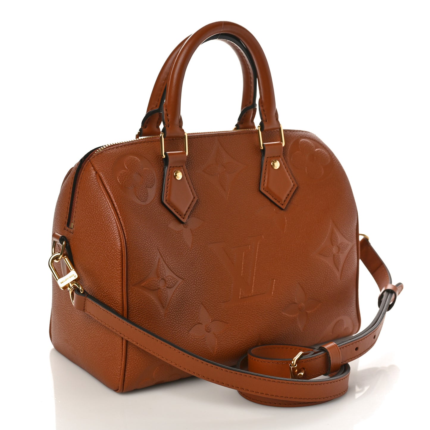 Empreinte Monogram Giant Speedy Bandouliere 25 Cognac