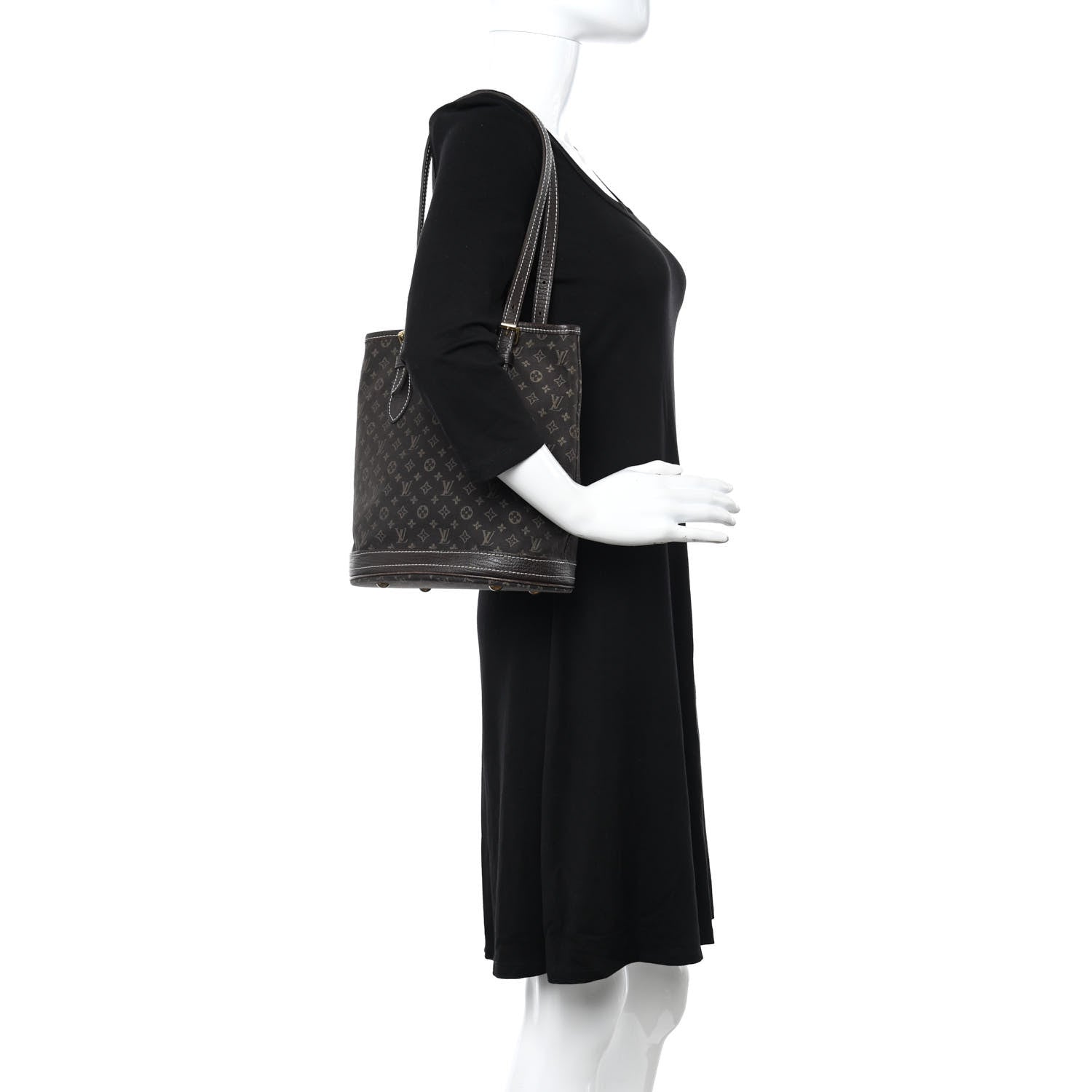 Louis Vuitton Mini Lin Monogram Bucket Bag Ebene 2 of 10