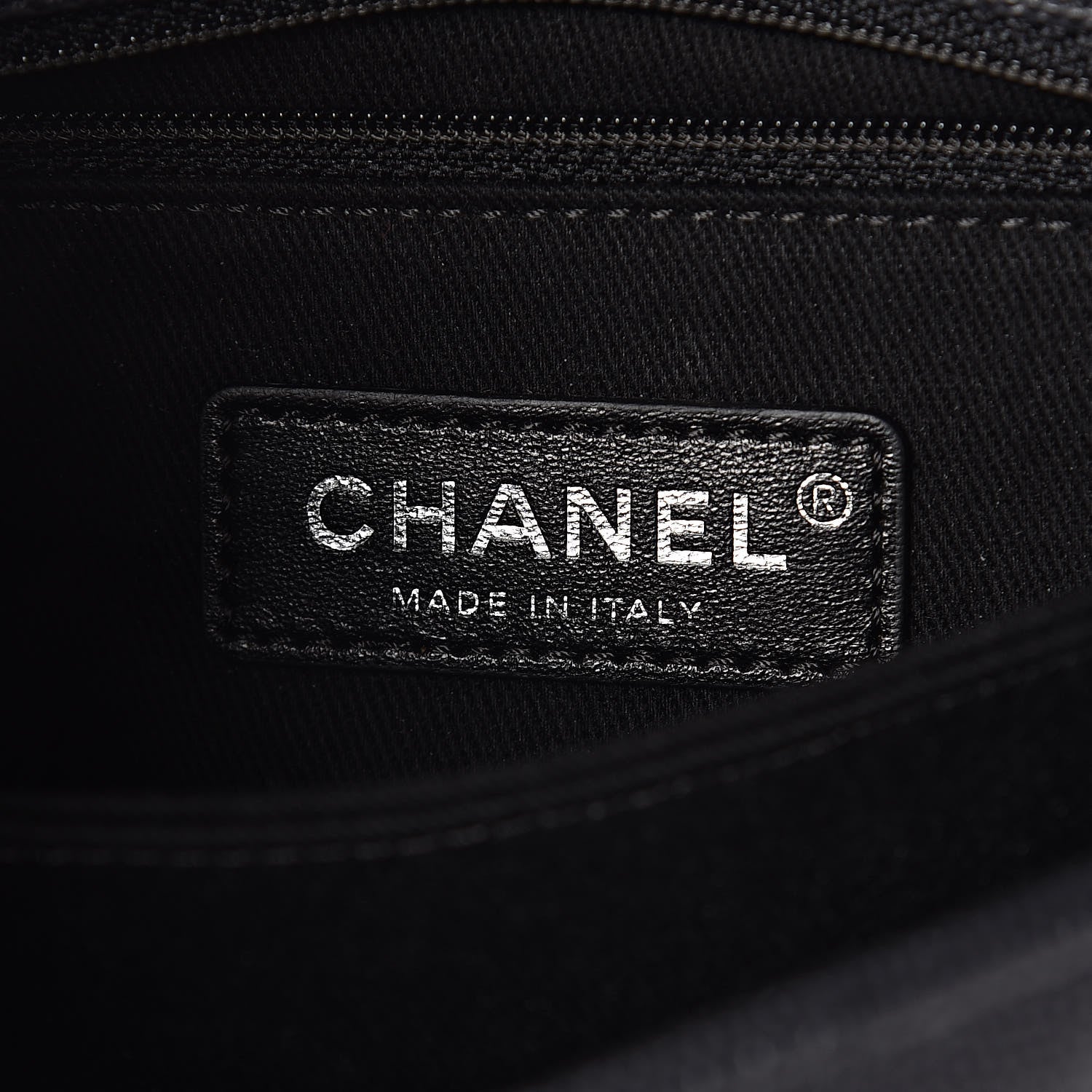 Chanel Caviar Chevron Quilted Mini Coco Handle Flap Dark Grey 6 of 12