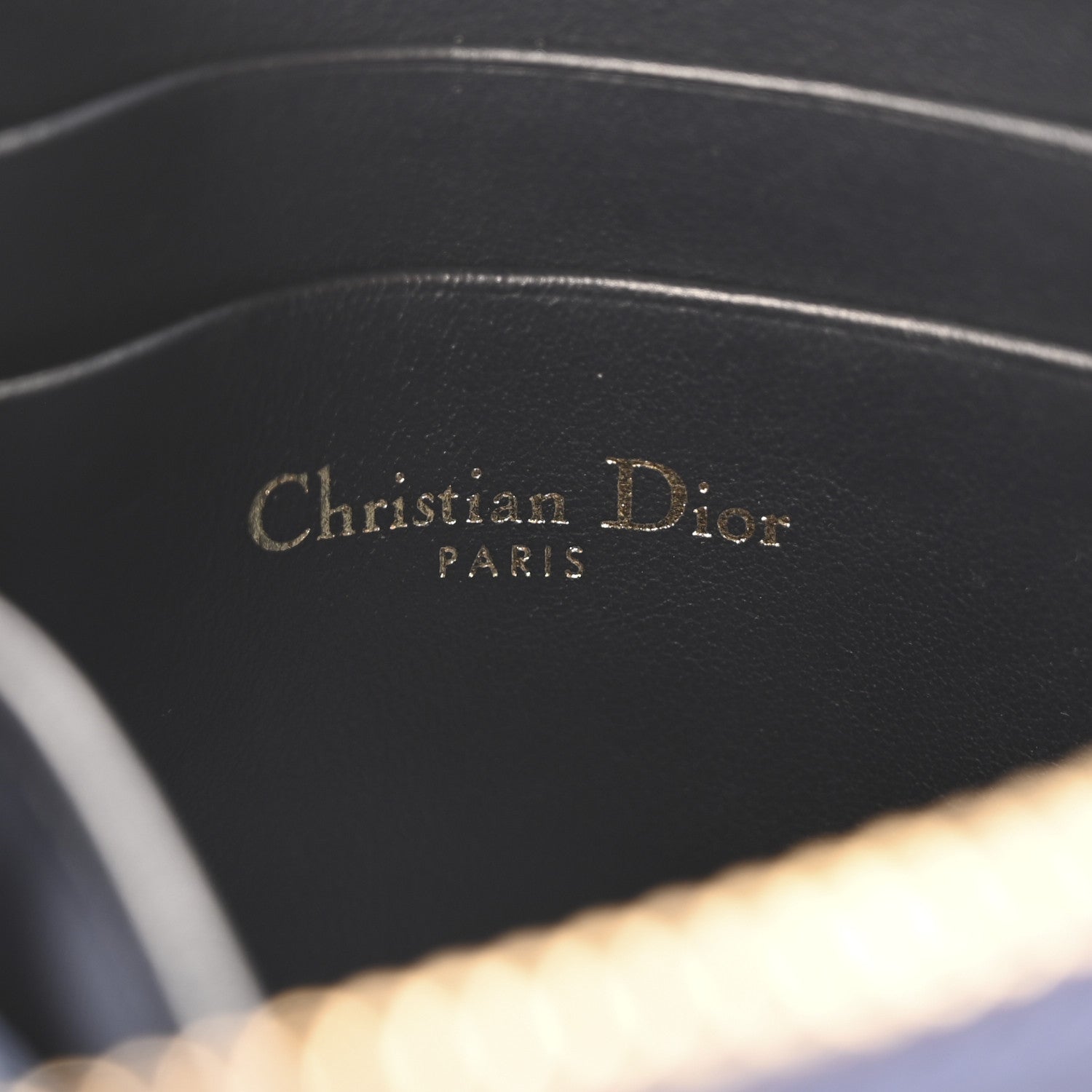Christian Dior Denim Oblique Jacquard Saddle Rodeo Pouch Blue 6 of 9