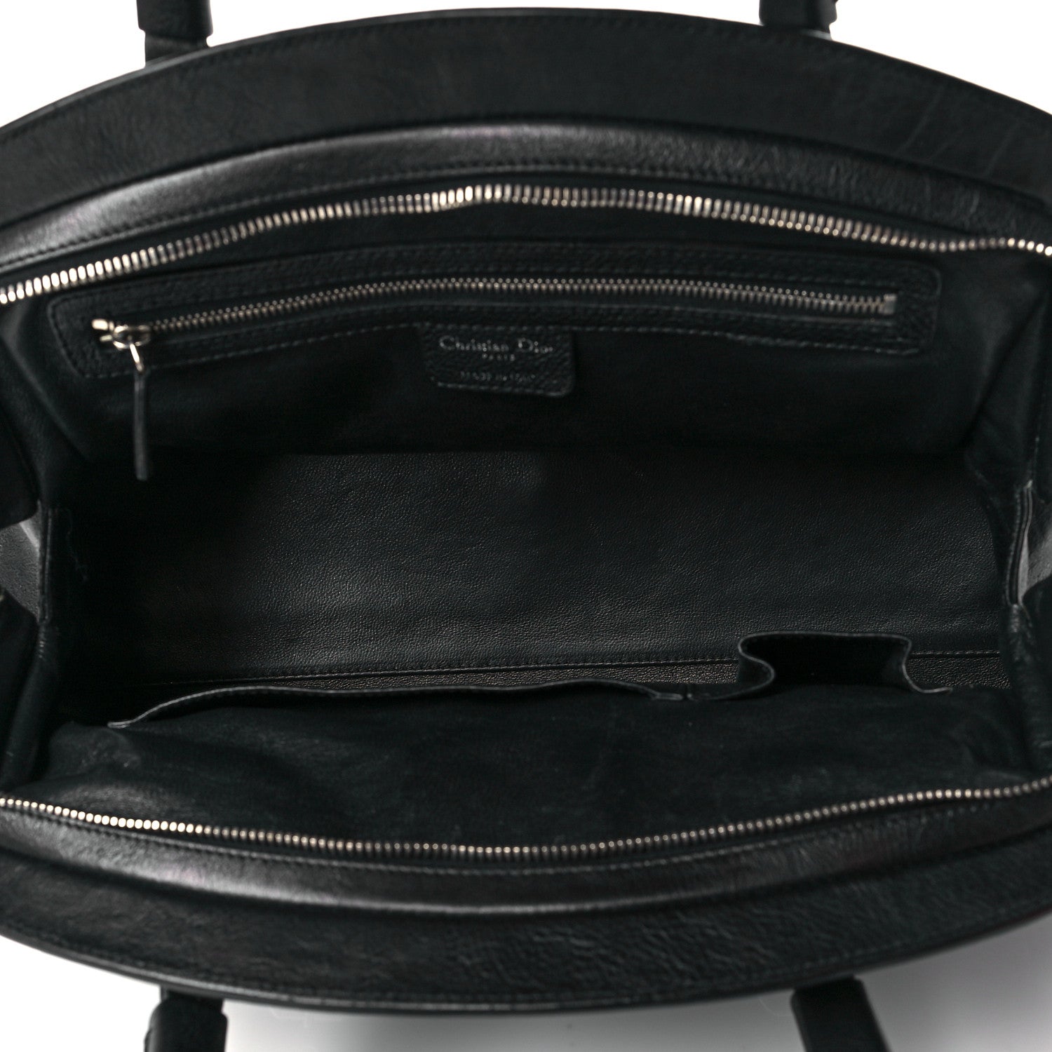 Christian Dior Calfskin My Dior Satchel Black 5 of 9