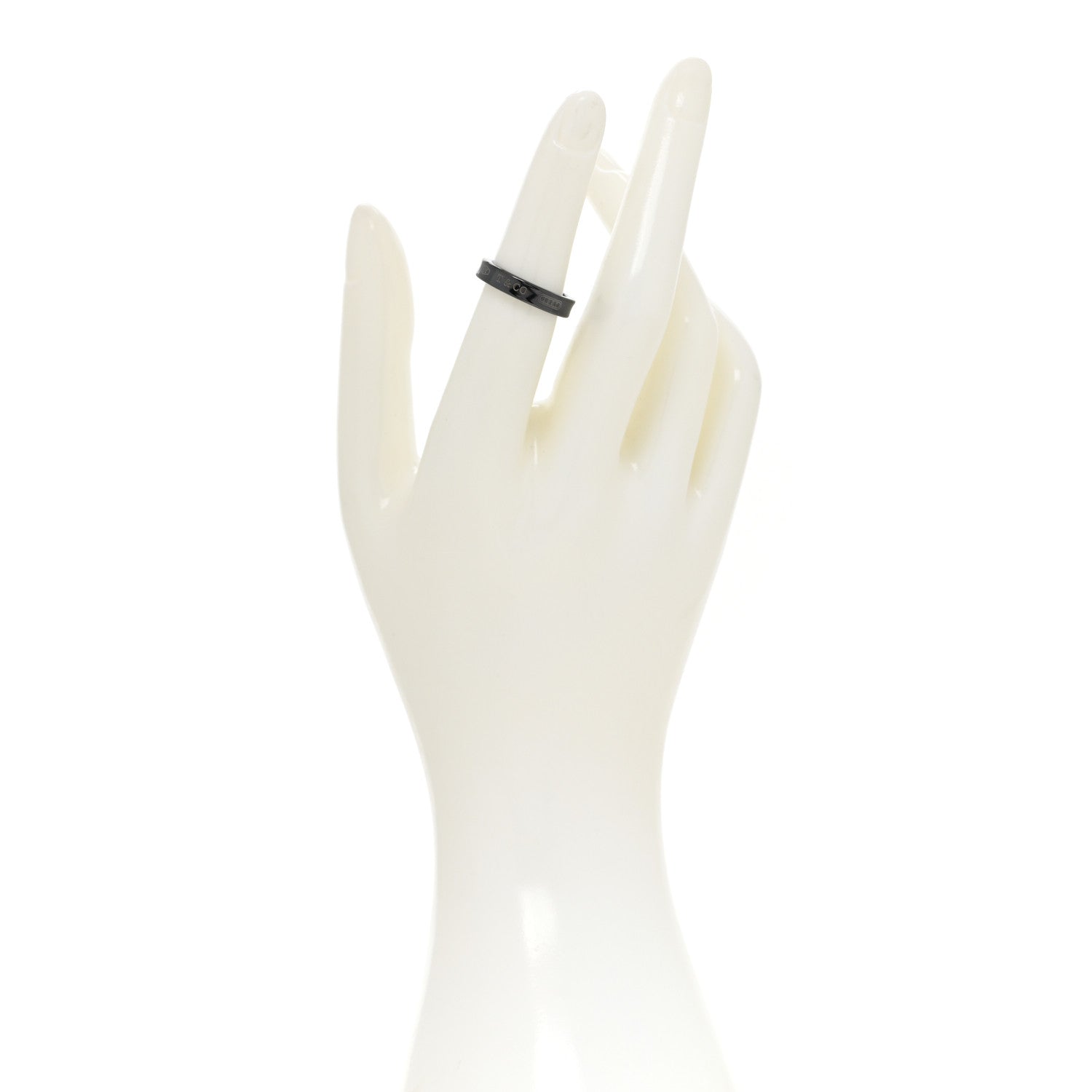 Tiffany Titanium 4mm Narrow 1837 Ring 52 6 2 of 4