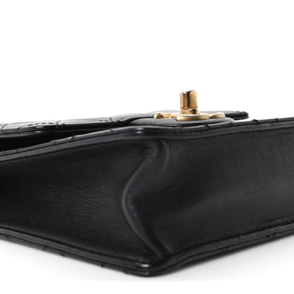 Chanel Lambskin Quilted Chic Pearls Flap Black 9 of 10