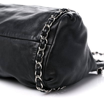 Chanel Lambskin Large Sharpei Shoulder Bag Black 9 of 11
