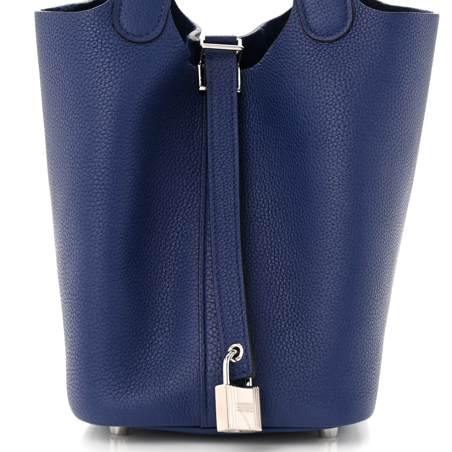 Hermes Taurillon Clemence Picotin Lock 18 PM Bleu Saphir 8 of 11