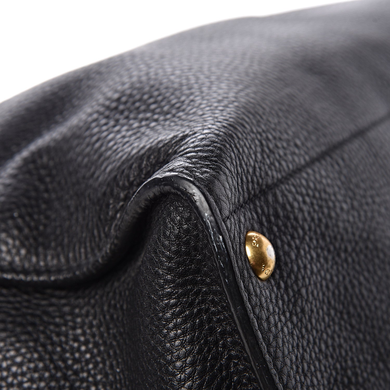 Prada Vitello Daino Tote Black 12 of 13