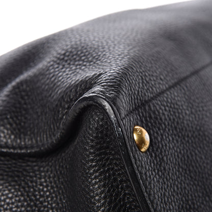 Prada Vitello Daino Tote Black 12 of 13