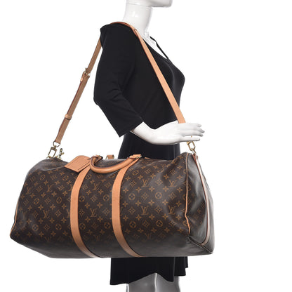 Louis Vuitton Monogram Keepall Bandouliere 55 2 of 19