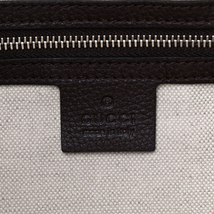 Gucci Monogram Medium Techno Horsebit Hobo Brown 5 of 10