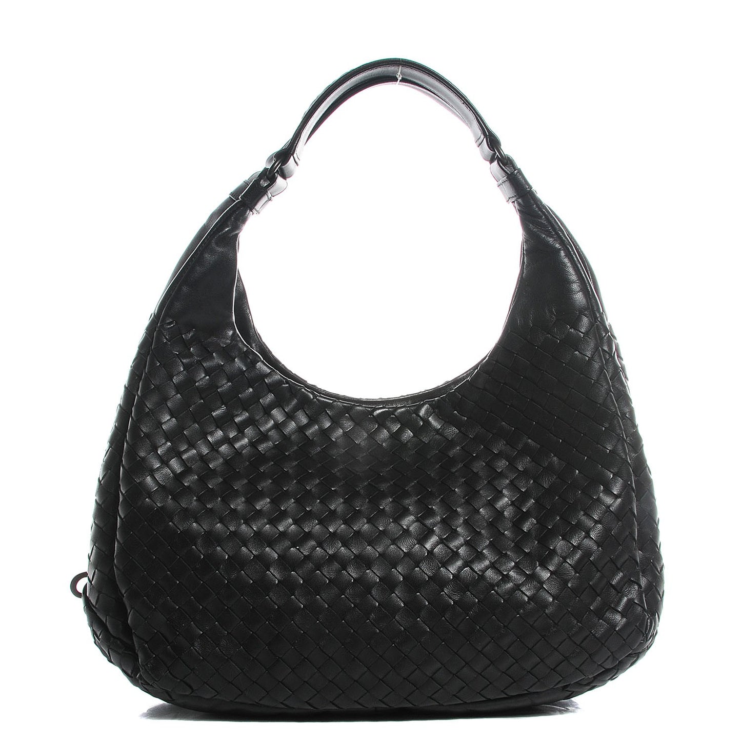 Nappa Intrecciato Medium Campana Nero Black