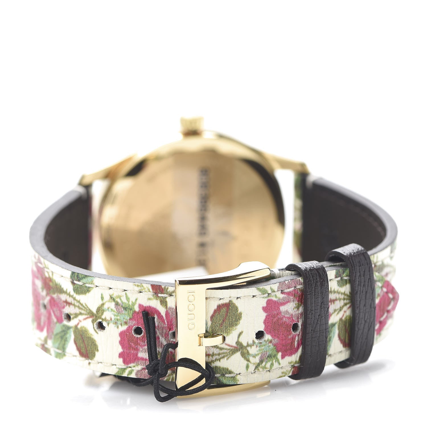 Gucci Stainless Steel Calfskin 38mm G-Timeless Floral Quartz Watch Ivory 3 of 6