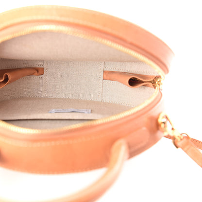 Mansur Gavriel Calfskin Circle Crossbody Bag Tan 5 of 9
