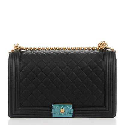 Chanel Caviar Quilted New Medium Boy Flap Black 1 of 7
