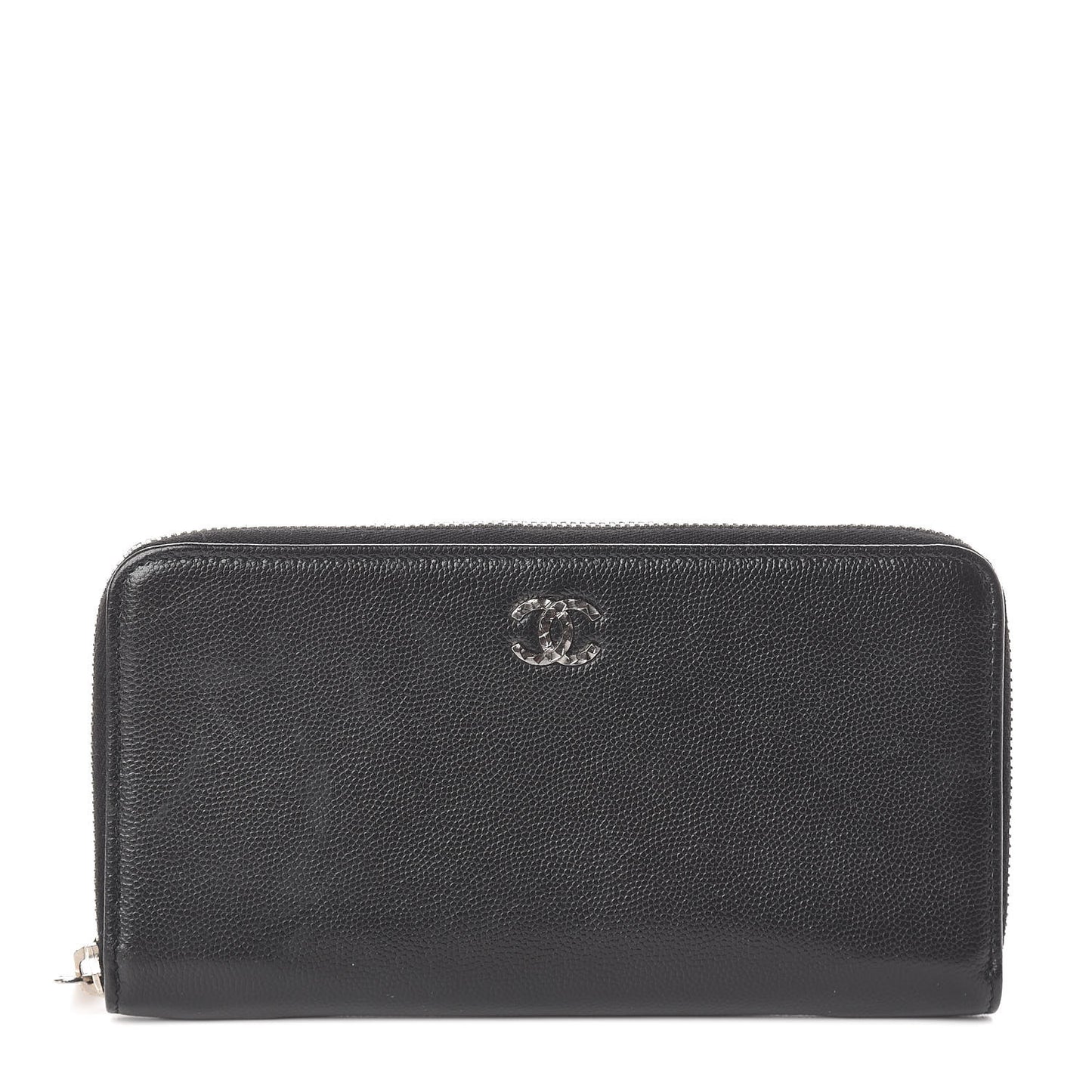 Caviar Sevruga Zip Around Wallet Black
