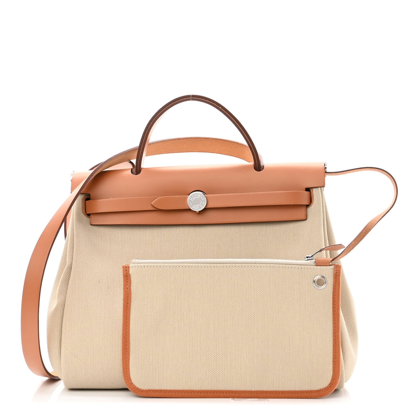 Vache Hunter Criss Viking Herbag Zip Retourne 31 PM Ecru Beige Naturel