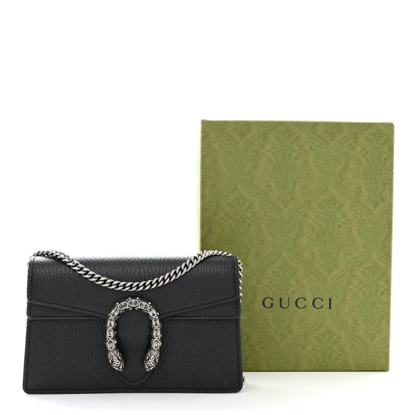 Calfskin Super Mini Dionysus Shoulder Bag Black