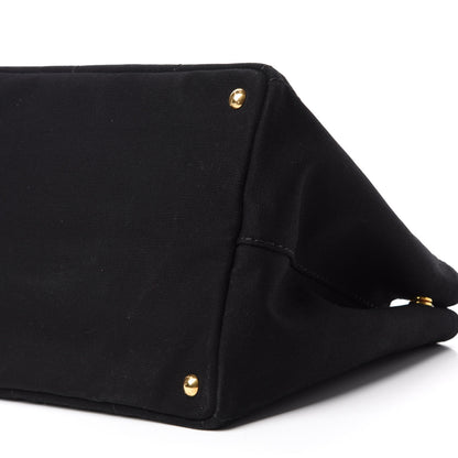 Prada Canapa Logo Tote Black 7 of 12