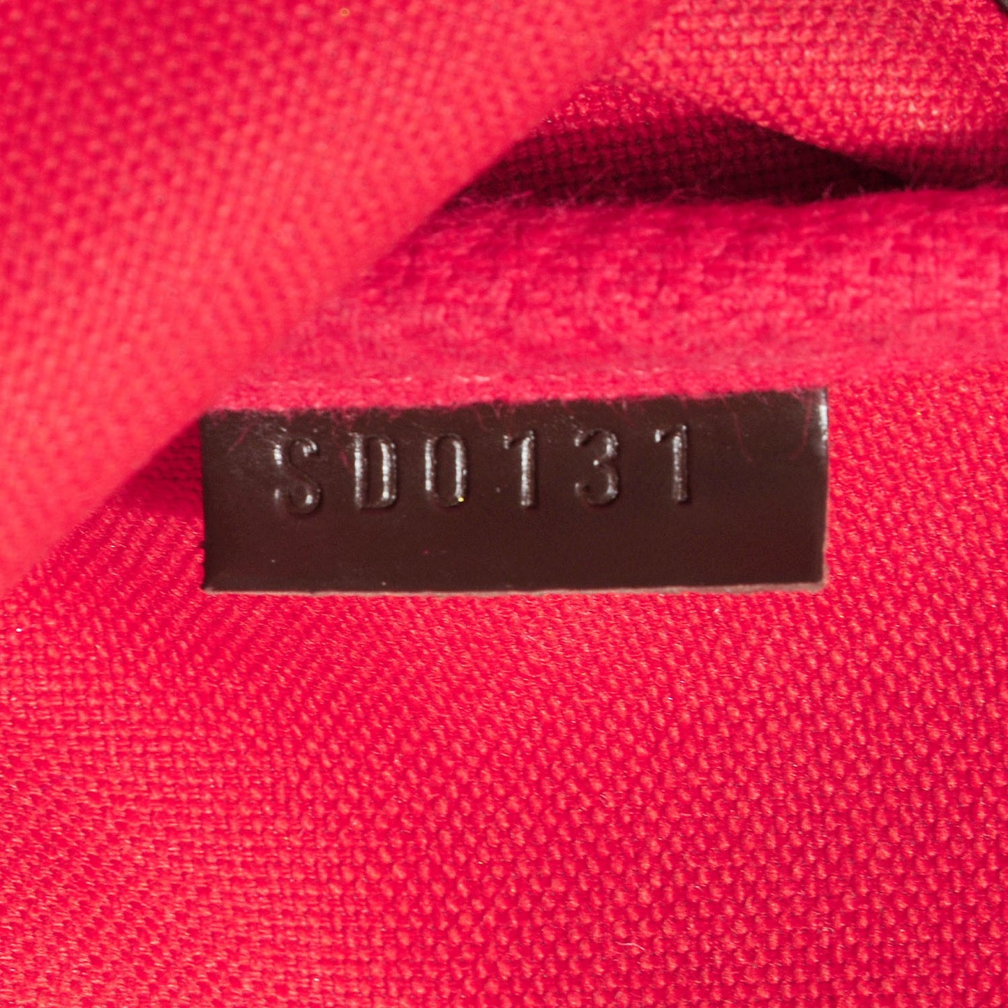 Damier Ebene Eva Clutch