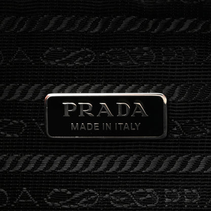 Prada Grace Lux Triangle Logo Embossed Triangle Wristlet Pouch White 5 of 8