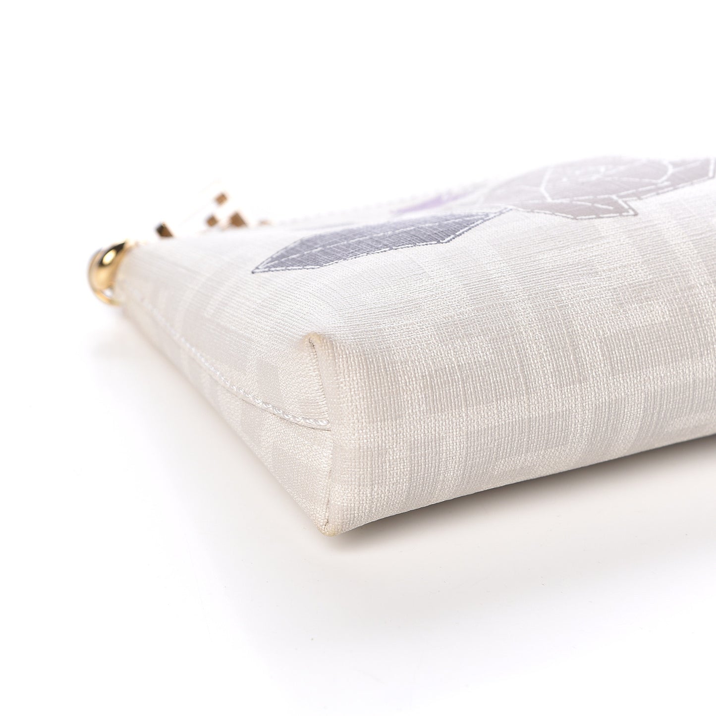 Zucca Spalmati Rose Ladybug Pochette White