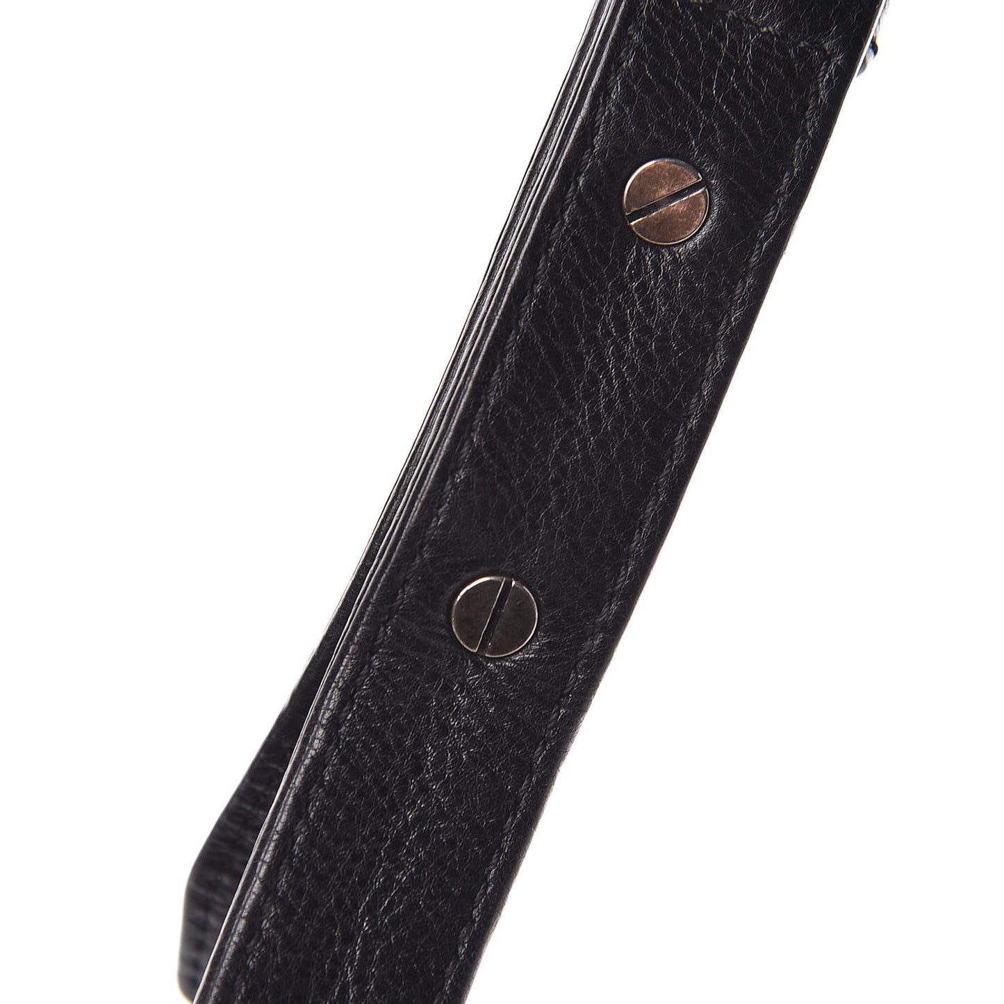 Calfskin Quilted Large Boy Flap Black