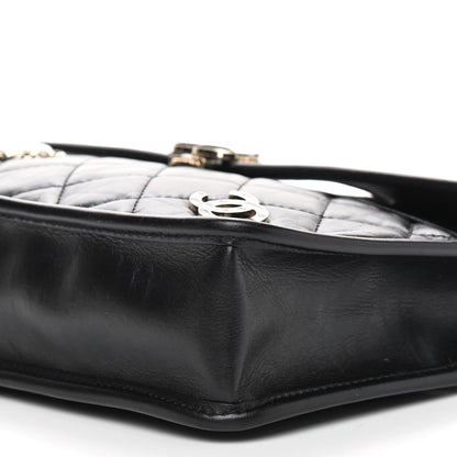 Chanel Aged Calfskin Charms Flap Bag Black 11 of 11