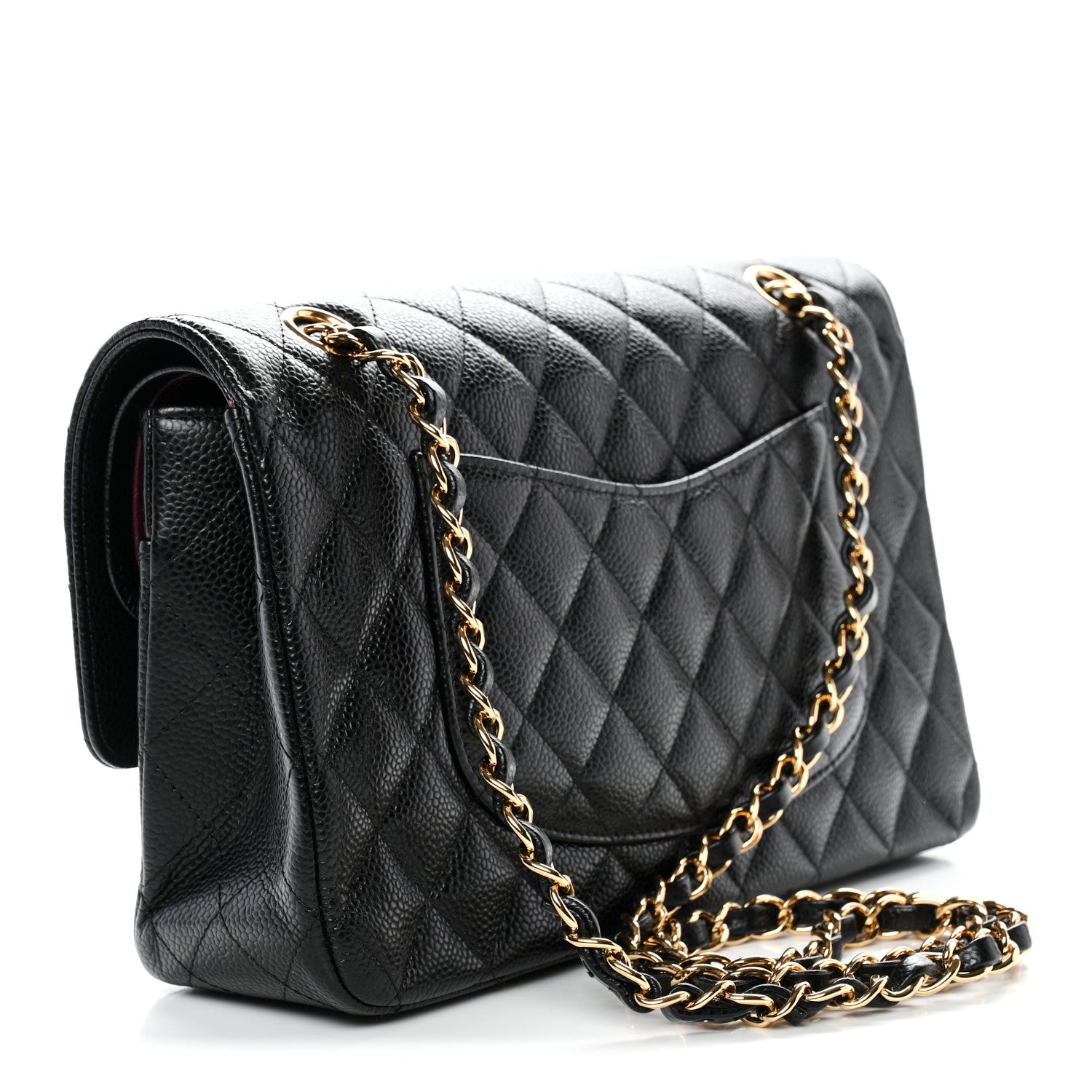 Chanel Caviar Quilted Medium Double Flap Black 3 of 13