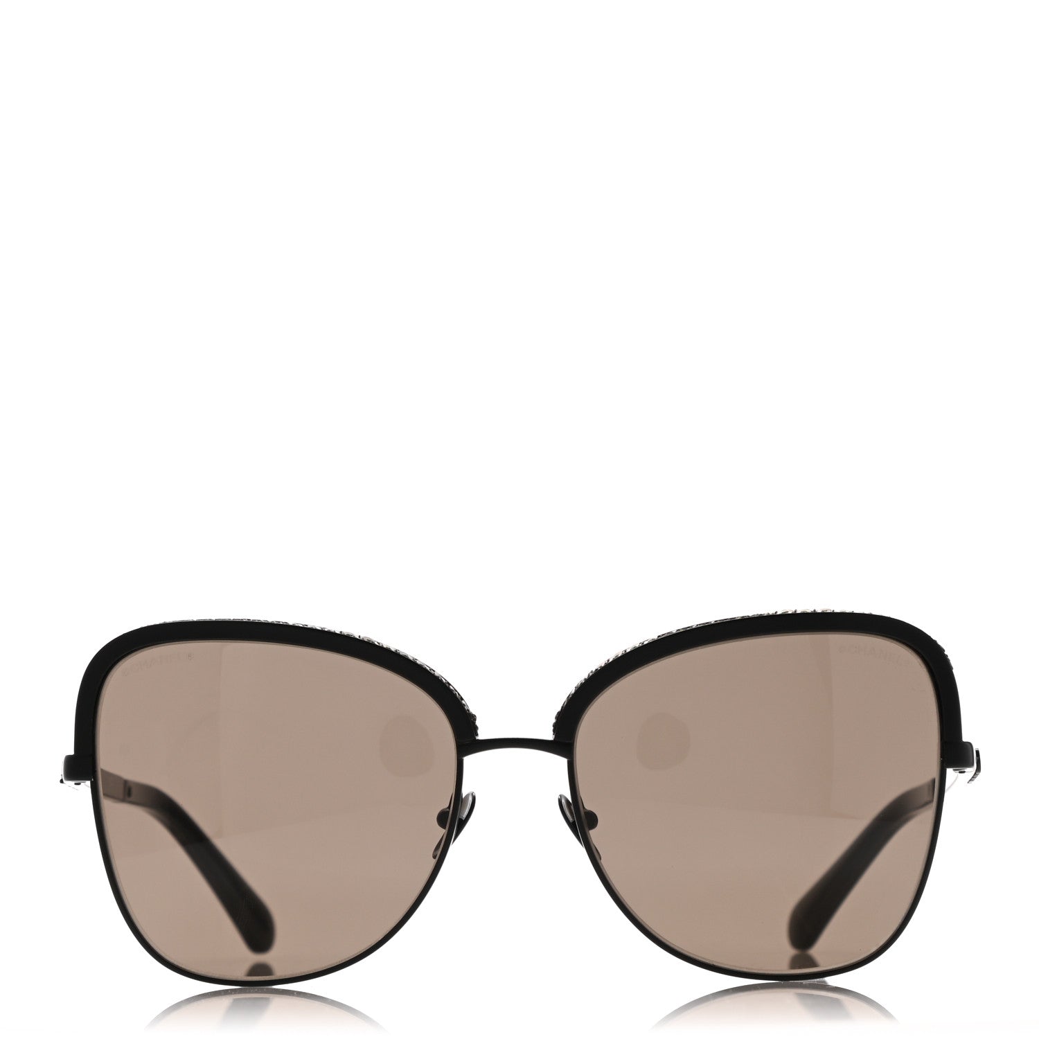 Chanel Square Frame Sequin Sunglasses 4270 Black 2 of 8