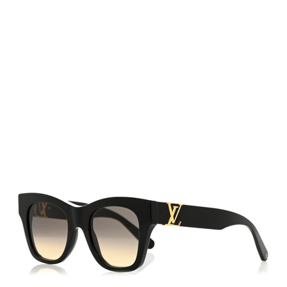 Louis Vuitton Acetate Square Sunglasses Z1516W Black 1 of 7