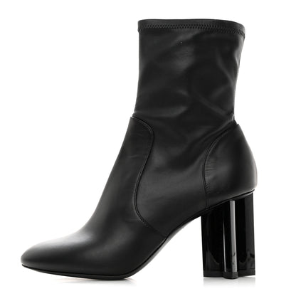 Louis Vuitton Calfskin Uniformes Silhouette Ankle Boots 39 Black 1 of 8