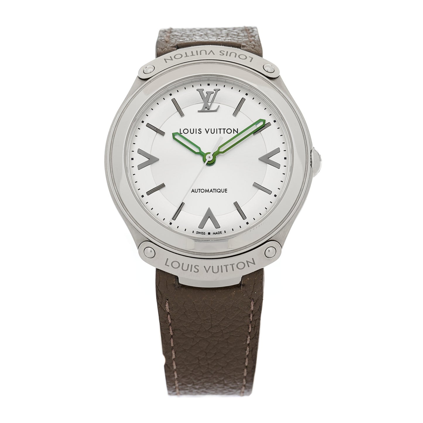 Stainless Steel Calfskin 36mm Fifty-Five Automatic Watch