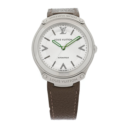 Louis Vuitton Stainless Steel Calfskin 36mm Fifty-Five Automatic Watch 1 of 6