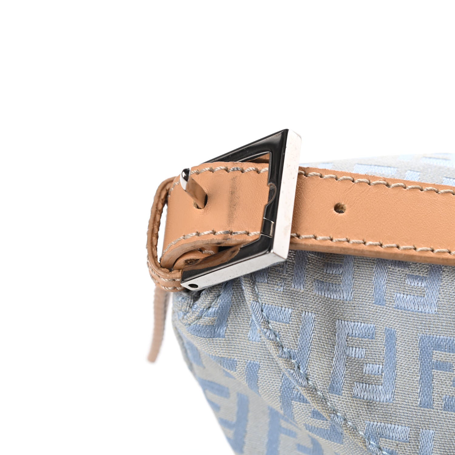 Fendi Zucchino Baguette Blue 12 of 13