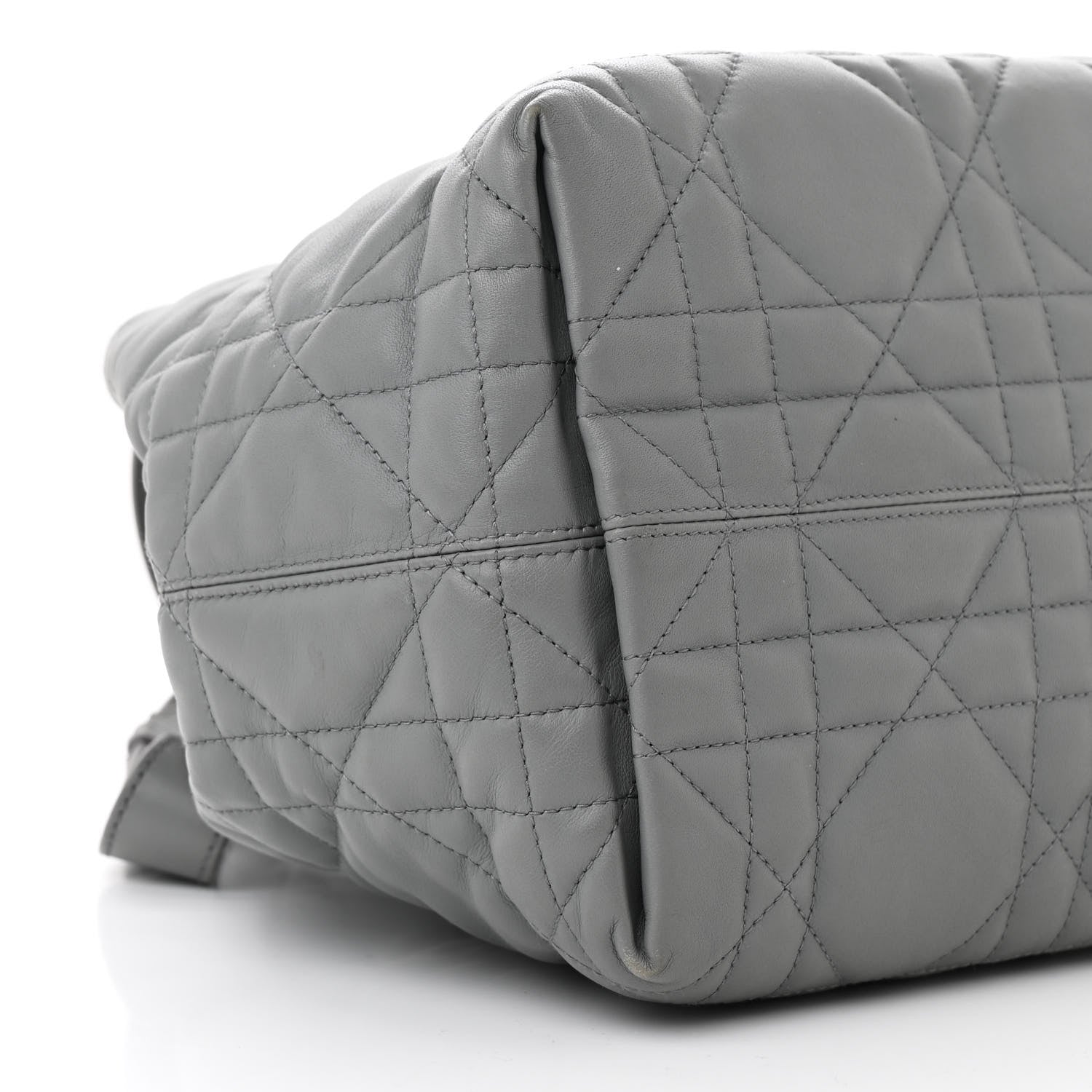 Christian Dior Calfskin Macrocannage Medium Toujours Grey 11 of 14