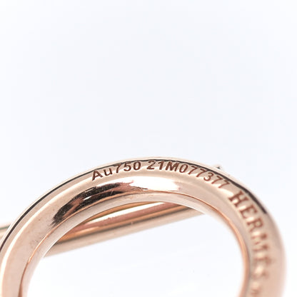 Hermes 18K Rose Gold Small Echappee Bracelet SH 4 of 5
