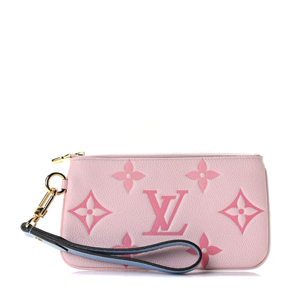 Louis Vuitton Empreinte Monogram Giant By The Pool Trio Pouch Rosebud Summer Blue Cream Saffron 2 of 10