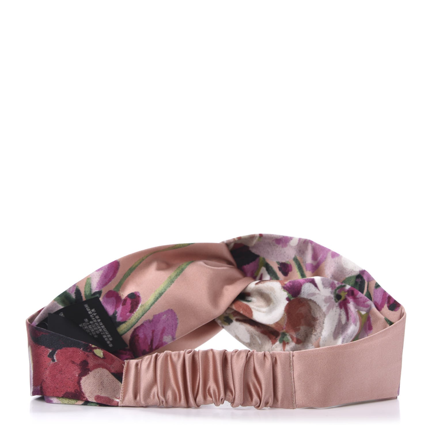 Gucci Silk Blooms Print Headband Pink 3 of 7